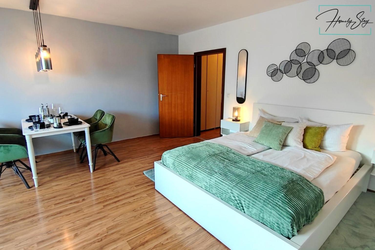 Homely Stay Serenity Greens - Stylisch Studio-Apartment With Kitchen - 10 Min To Central Station, Pet Friendly Мюнхен Екстериор снимка